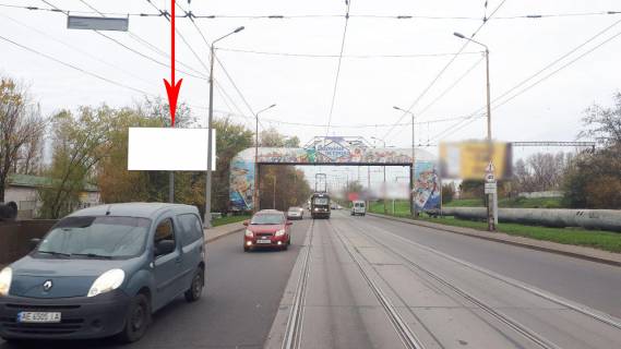 Билборд B в Днепр (Днепропетровск), 6х3  з'їзд з Амурського мосту на Лівий берег фото 1
