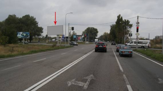 Білборд, Бігборд (Борд)  B у Дніпро (Дніпропетровськ) вул.Аеропортівска - вул.Старокодакська, біля світлофора Фото 1