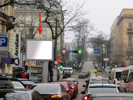Scrolller, Scroll A in Dnipro (Dnipropetrovsk), 3.14х2.32  st. V. Lipins'kogo (Sirsova) - prosp. D. Avornic'kogo (Karla Marksa), bila TC PASAZ, bila svitlofora - 168598 Photo 1