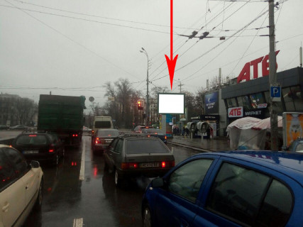 Scrolller, Scroll A in Dnipro (Dnipropetrovsk), 3.14х2.32  prosp. Oleksandra Pola - prosp. Puskina, bila "ATB", bila svitlofora - 169426 Photo 1
