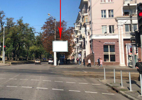 Скроллер A в Днепр (Днепропетровск), 3.14х2.32  просп. Дмитра Яворницького (Карла Маркса)- пл. Соборна (Жовтнева), рух в центр - 230204 фото 1
