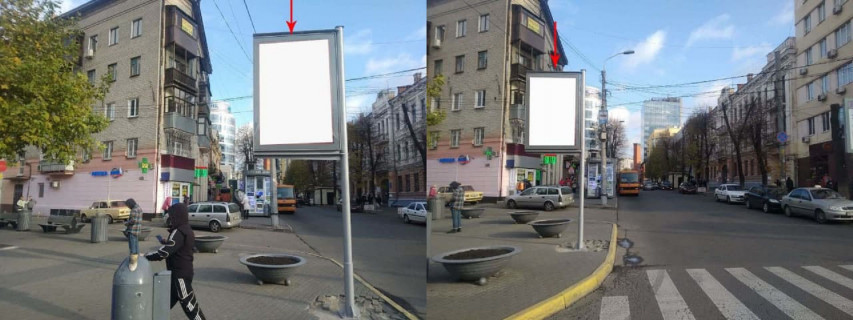 Ситилайт B в Днепр (Днепропетровск), 1.2х1.8  вул. Європейська (Миронова), біля буд. №8 Б фото 1