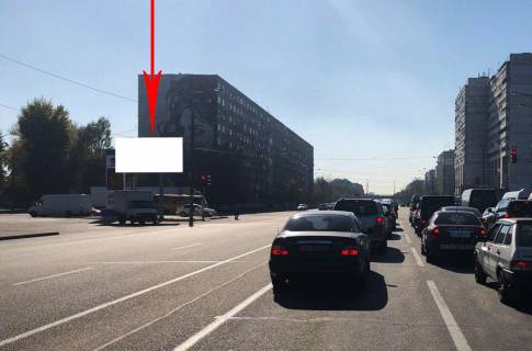 Billboard B in Dnipro (Dnipropetrovsk) t219B,prosp. Slobozans'kij (Gazeti Pravda) - st. Magdalinivs'ka, ruh do centru, na svitlofori Photo 1