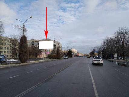 Билборд B в Никополе Нп17Б,вул.Першотравнева, навпроти буд. №173, напрямок руху до першотравневого ринку, ТЦ 33 квадратних метри,  районної лікарні фото 1