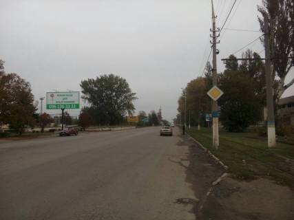 Билборд B в Каменское (Днепродзержинск) дз33Б,вул.Січеславський шлях (вул.Дніпропетровська) (район станція Запоріжжя-Кам'янське (Баглій)), напрямок до виїзду з міста фото 1