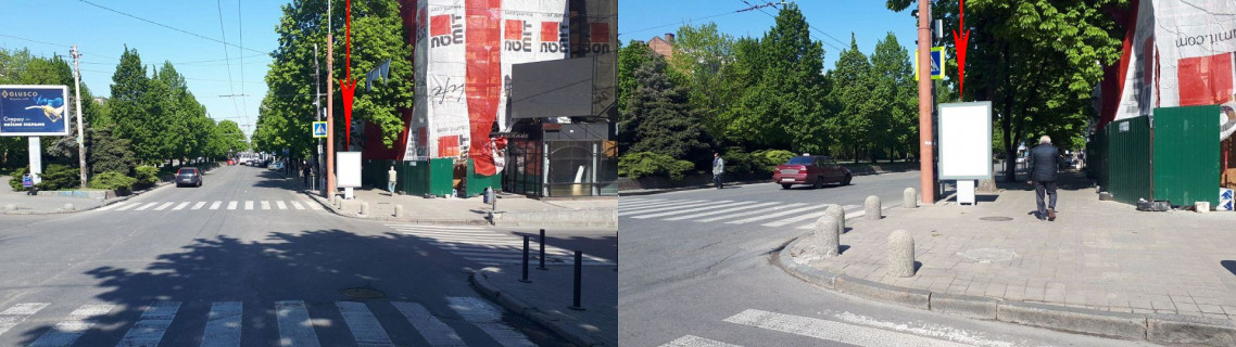 Ситилайт A в Днепр (Днепропетровск), 1.2х1.8  просп. Дмитра Яворницького (Карла Маркса) - вул. Барикадна фото 1