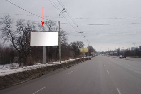 Билборд B в Днепр (Днепропетровск) 060B,вул. Запорізьке шосе, навпроти повороту на просп. Праці (в районі магазину АТБ) фото 1