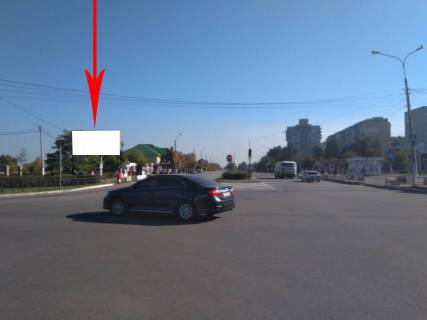 Billboard B in Kam'yanske (Dniprodzerzhinsk), 6х3  prosp. Peremogi - prosp. Geroiv ATO(1), napramok do Elizavetivs'kogo sose, bila svitlofora Photo 1