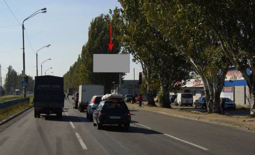 Billboard A in Dnipro (Dnipropetrovsk) s201A,st. Donec'ke sose - st. Rileeva, napramok do Kajdac'kogo mostu, bila svitlofora Photo 1