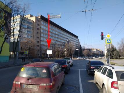 Беклайт A у Дніпро (Дніпропетровськ) t058A,вул. Січеславська Набережна (Набережна Леніна) - вул. Юліуша Словацького, напрямок до річпорту, біля світлофора Фото 1