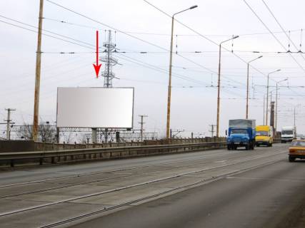 Билборд B в Днепр (Днепропетровск), 6х3  в'їзд на Амурський міст з правого берега з центру фото 1