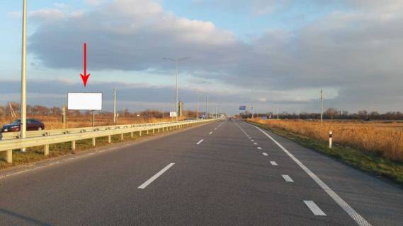 Billboard B in Dnipro (Dnipropetrovsk) N-T-04-41, km 0+220 (pravoruc), Ruh do Dnipra, pered rozv'azkou na s. Elizavetivka (m. Kam'ans'ke), s. Lobojkivka Photo 1