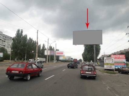 Билборд A в Днепр (Днепропетровск), 6х3  вул. Донецьке шосе - вул. Терещенківська (вул. Червоного Козацтва), рух в напрямку ТРЦ КАРАВАН фото 1