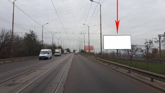 Билборд A в Днепр (Днепропетровск) 084A,в'їзд на Амурський міст з лівого берега фото 1