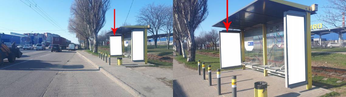 Citylight A in Dnipro (Dnipropetrovsk) Zdp021A2,Zaporiz'ke sose., bila bud. 63, bila TC METRO Photo 1