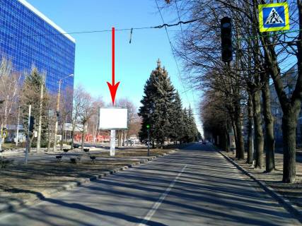 Билборд A в Днепр (Днепропетровск), 3.14х2.32  просп. Науки (Гагаріна), 72 (в центр), біля світлофора фото 1