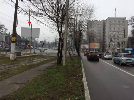 Билборд B в Днепр (Днепропетровск), 6х3  вул. Робоча - вул. В. Антоновича (Свердлова), світлофор, маг. АТБ фото 1