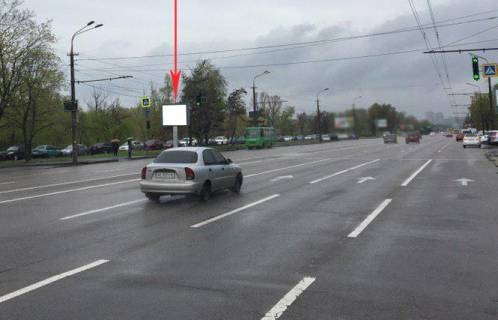 Бэклайт B в Днепр (Днепропетровск) t133B,вул. Набережна Перемоги, навпроти буд. 30, біля світлофору, рух у бік вул. Космічна фото 1