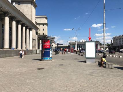Білборд, Бігборд (Борд)  B у Дніпро (Дніпропетровськ), X  пл. Вокзальна, 11 (1) Фото 1