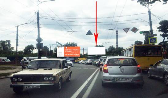 Билборд A в Днепр (Днепропетровск), 8х4  Івана Нечуя-Левицького  вул. (Каруни) - просп. Мануйлівський (Воронцова), на світлофорі фото 1