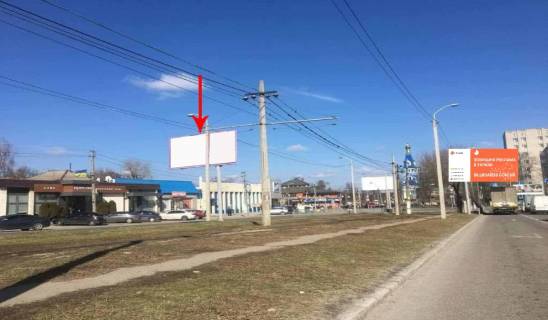 Билборд B в Днепр (Днепропетровск), 6х3  вул. Робоча, 8, до центру фото 1