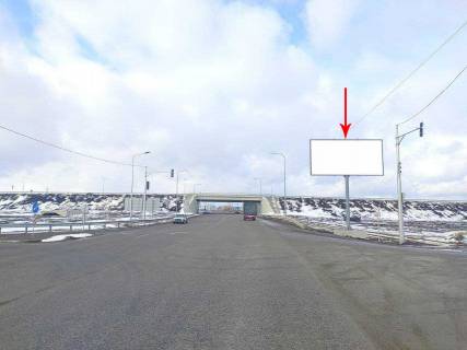 Билборд A в Авіаторську, 6х3  Автошлях Дніпро - Запоріжжя (Н-08), дорога на Аеропорт "Дніпро", біля віадуку, вул. Лоцманська, рух у бік м. Дніпро фото 2
