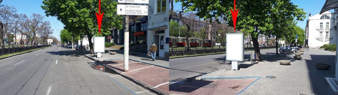 Ситилайт A в Днепр (Днепропетровск), 1.2х1.8  просп. Дмитра Яворницького (Карла Маркса), 56, рух в напрямку вул.Степана Бандери (Шмідта) фото 1