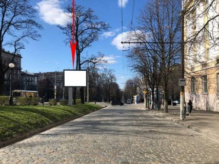 Бэклайт A в Днепр (Днепропетровск), 3.14х2.32  просп. Дмитра Яворницького (Карла Маркса) - вул. Володимира Вернадського (Дзержинського), напрямок руху в центр фото 1