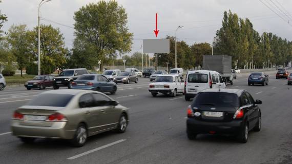 Билборд B в Днепр (Днепропетровск) 108Б,вул. Запорізьке Шосе, 63 (під'їзд до магазину МЕТРО) фото 1