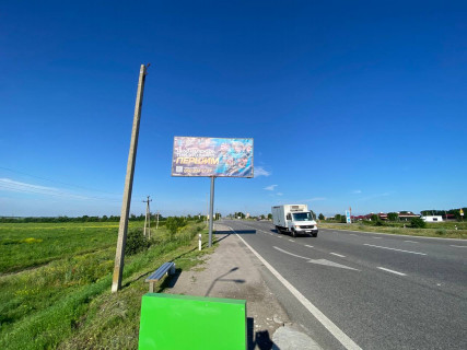 Билборд B на трассах Днепровской области, 6х3  Автошлях Дніпро - Кривий Ріг (М-30), поворот на м. Кам'янське, навпроти "Бика", біля АЗС Дніпронафта, рух у бік м. Кривий Ріг фото 1