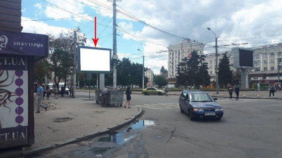 Беклайт B у Дніпро (Дніпропетровськ), 3.14х2.32  пл. Вокзальна, 2 Фото 1