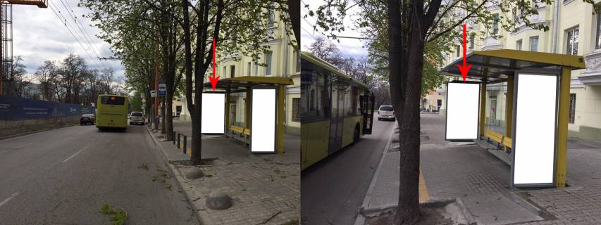 Ситилайт A в Днепр (Днепропетровск) Zdp048A2, Дмитра Яворницького (Карла Маркса) просп., біля буд. 26, неподалік візового центру фото 1