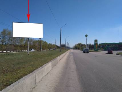 Билборд A в Каменское (Днепродзержинск), 6х3  Мостовий перехід через Дніпро, зїзд, біля АЗС "WOG", рух з лівого на правий берег фото 1