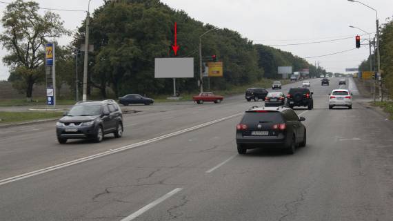Billboard B in Dnipro (Dnipropetrovsk) s306B,Zaporiz'ke sose - st.Starokodaks'ka, viizd z mista, bila svitlofora Photo 1