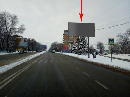 Billboard A in Dnipro (Dnipropetrovsk) t159A,prosp. Ivana Mazepi (Petrovs'kogo) - st. Kosta Gordienka, napramok do viizdu z mista, pered svitloforom Photo 1