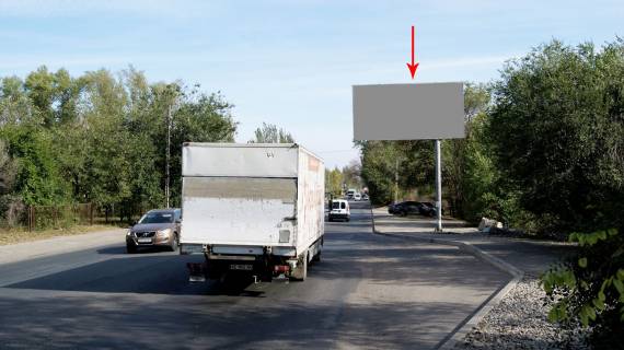 Билборд A в Днепр (Днепропетровск) s122А,вул. Дніпросталівська (Винокурова), 24 ( навпроти швейної ф-ки "Дніпряночка", дорога на авторинок) фото 1