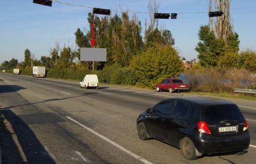 Билборд A в Подгородном, 6х3  просп. Слобожанський (Газ. Правда), поворот на Метро, виїзд з міста, 5-ти метровий, біля світлофора фото 1