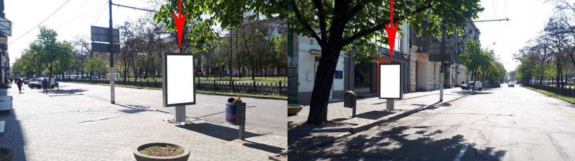Citylight B in Dnipro (Dnipropetrovsk), 1.2х1.8  prosp. Dmitra Avornic'kogo, 56, napramok do st.Korolenko Photo 1