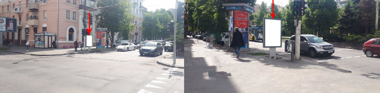 Ситилайт B в Днепр (Днепропетровск), 1.2х1.8  просп. Дмитра Яворницького (Карла Маркса) - вул. Харківська фото 1