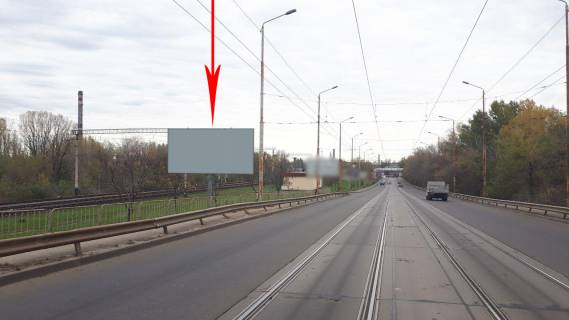 Билборд B в Днепр (Днепропетровск), 6х3  в'їзд на Амурський міст з лівого берега фото 1
