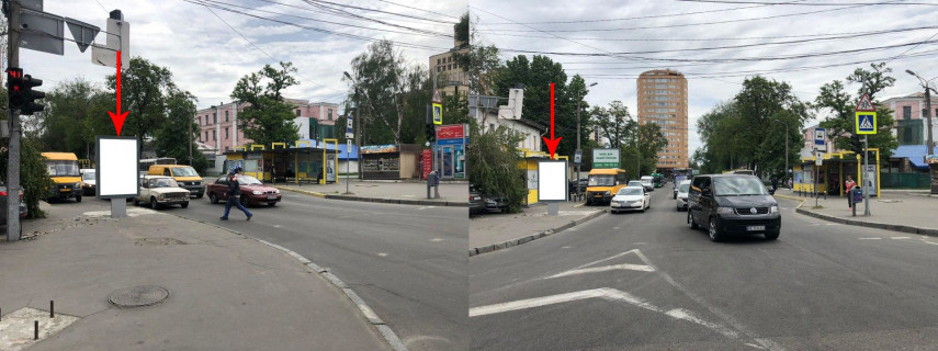 Citylight B in Dnipro (Dnipropetrovsk), 1.2х1.8  st. Mihajla Kocubins'kogo - pl. Uspens'ka Photo 1