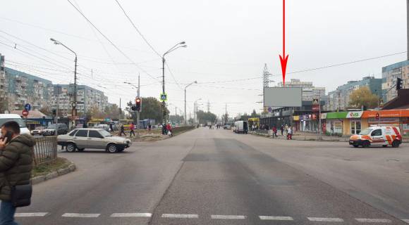 Billboard A in Dnipro (Dnipropetrovsk) t216A,Donec'ke sose - st. Solohova, v napramku zm Frunzens'kij, na svitlofori Photo 1