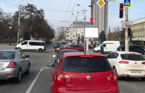 Скроллер A в Днепр (Днепропетровск), 3.14х2.32  просп. Дмитра Яворницького (Карла Маркса) - вул. Юліуша Словацького, біля театру Опери та балету, на світлофорі - 240616 фото 1