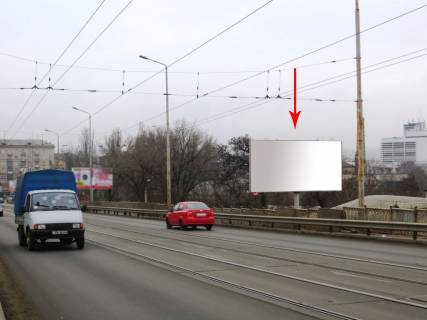 Білборд, Бігборд (Борд)  A у Дніпро (Дніпропетровськ), 6х3  з'їзд з Амурського мосту на правий берег в центр Фото 1