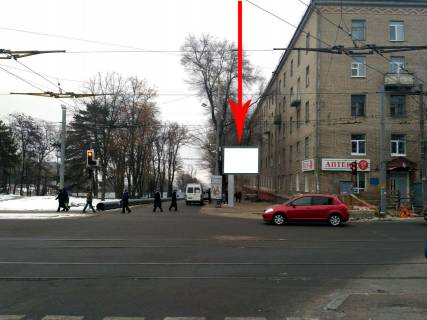 Бэклайт A в Днепр (Днепропетровск) t152A,просп. Дмитра Яворницького (Карла Маркса) - просп. Науки (Гагаріна), рух у бік набережної (РМ только ПОЛИМАН) фото 1