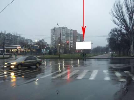 Білборд, Бігборд (Борд)  A у Запоріжжі, 6х3  Сорочинська (Новгородська) вул. - Василя Сергієнка вул. Фото 1