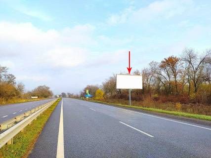 Billboard A in Shirokoe, 6х3  N-11, km 73+342 (livoruc), V'izd do s. Siroke, ruh do m. Krivij Rig, bila AZS OKKO Photo 1
