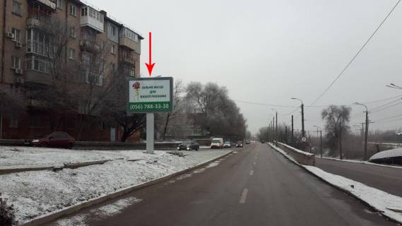 Бэклайт A в Днепр (Днепропетровск) 3-ї Штурмової Бригади (колишня 6-ї стрілецької дивізії), в районі перетину з просп. Дмитра Яворницького (Карла Маркса), напрямок руху в сторону Січеславської набережної фото 1