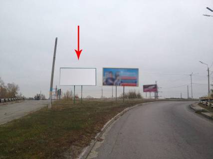 Билборд A в Каменское (Днепродзержинск), 6х3  в'їзд на л/б міст з боку лівого берегу фото 1