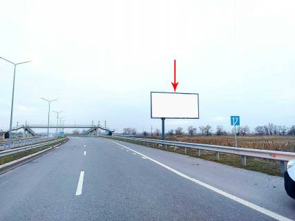 Billboard A in Dnipro (Dnipropetrovsk) T-04-41, km 7+750 (livoruc), Ruh u napramku kil'ca na m. Kam'ans'ke, pered rozv'azkou na smt Petrikivka Photo 1